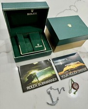 ORIGINALE Vintage Raro Rolex Submariner 5513 Orologio Scatola Libretti SET COMPLETO
