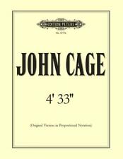 John Cage - 4'33 (original version) - Musica contemporanea - spartiti