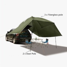 Tenda posteriore per auto impermeabile per l'area esterna, tenda da sole SUV