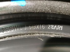 9675355980 ruota di scorta per CITROEN C4 PICASSO II 1.6 HDI rectp5439531