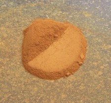 TERRA DI SIENA NATURALE AUTENTICA DEL MONTE AMIATA IN POLVERE 50 gr.  