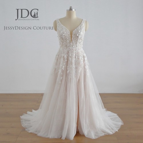 Abito sposa pizzo foglie - abito,