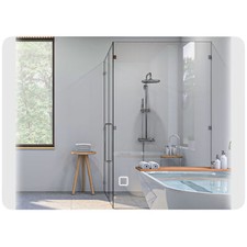 HOMCOM Specchio Bagno Touch