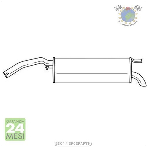 13665 silenziatore marmitta - silenziatore,