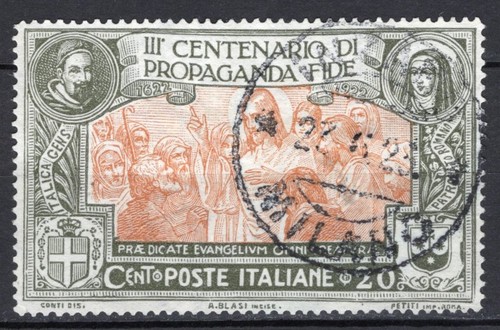 Regno 1923 20 cent - -,