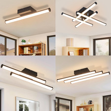 Plafoniera LED nera 3000K