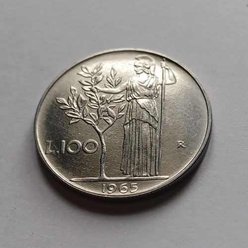 Moneta repubblica italiana 100 - moneta,