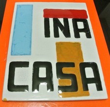 INA CASA FORMELLA CERAMICA