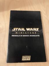 Star Wars Miniature Regole di Gioco Avanzate ITA Collectable Miniatures Game