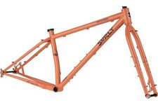Surly Karate Monkey Frameset - 29/27.5, Steel, Peach Salmon Sundae