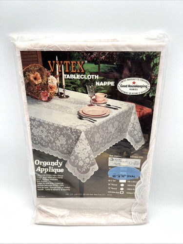 Tovaglia vintage vytex organdy - vintage,