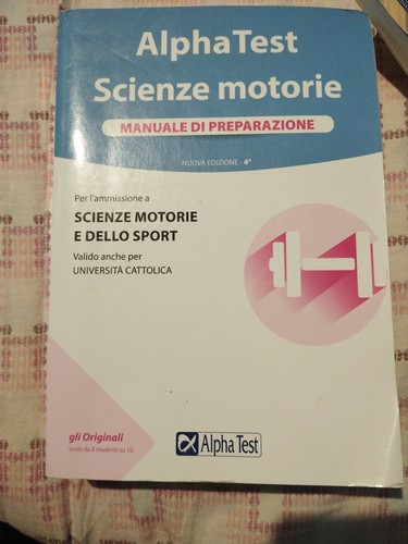 Alpha test scienze - test., motorie