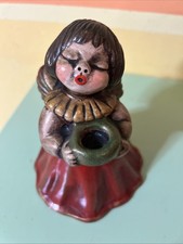Thun Angelo Rosso Porta candela Vintage ,h. 15 Cm,fuori Produzione Vecchia Manif