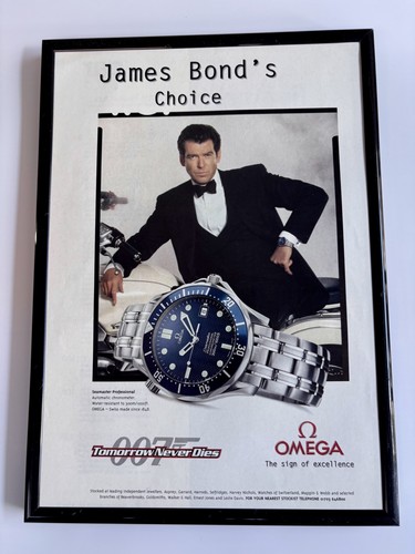 Framed original 1998 omega - framed,