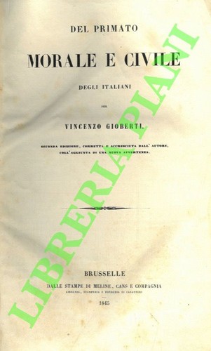 Gioberti vincenzo del - gioberti,