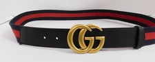 Cintura Gucci oro GG fibbia
