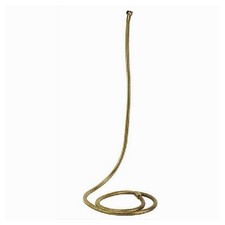 TUBO LACCIO FLESSIBILE DOCCIA DOCCETTA VASCA BAGNO 2 MT UNIVERSALE 59536 DORATO