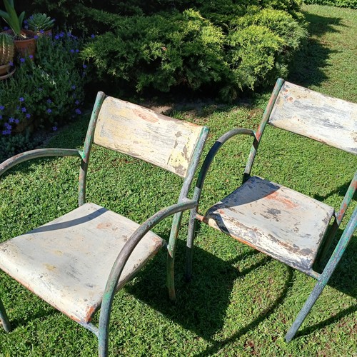 Sedie industriali anni 50 - x2,