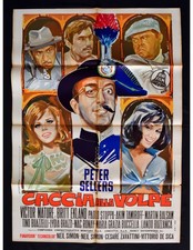 manifesto CACCIA ALLA VOLPE Vittorio De Sica simon Peter Sellers ekland A438