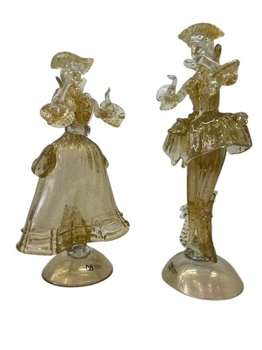 Coppia goldoniana figure dama - coppia,