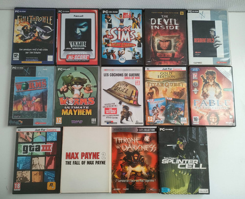 Lot jeux pc fin - lot, 14