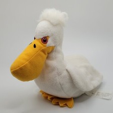 Peluche Beanie Pelicano Effetti Speciali 24k Peluche Bianco Uccellino 6"