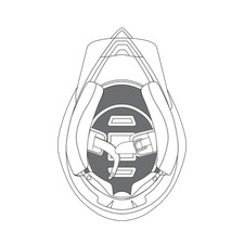 AGV Top Pad AX8 Dual XXL