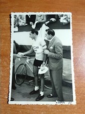 Foto Ciclismo/Cyclisme FAUSTO COPPI/Sq. Bianchi 1955 originale