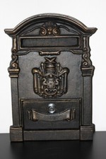 Cassetta posta in ghisa solo frontale, cassetta per lettere, cassetta postale.