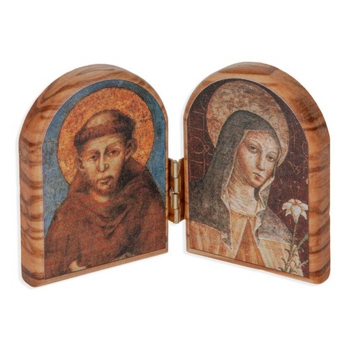 Dittico legno ulivo - di,