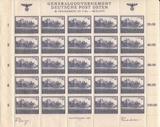 Francobollo Germania Polonia