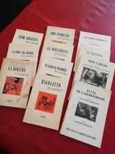 Lotto 10 Libretti Opera Lirica