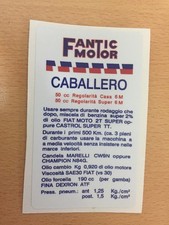 Adesivo rodaggio fantic - adesivo, 50