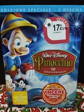 Pinocchio-Walt disney-edizione speciale due dischi-ottime condizioni