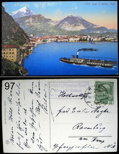 A470 cartolina lago di garda - ,
