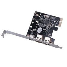 Scheda PCI-E 1X a 1394 3 porte