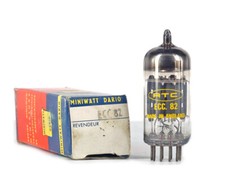 ECC82/12AU7 DARIO RTC NOS BRITISH tubo lampada valvola valvolare ৄ泵洀 真空管 电彶管