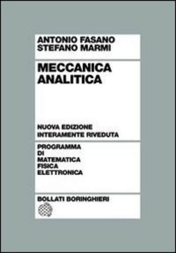 Meccanica analitica fasano - analitica,