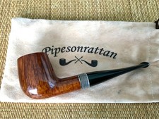 TEDDY KNUDSEN BILIARDO, FASCIA ARGENTO, FATTO A MANO IN DANIMARCA PIPA, PIPA