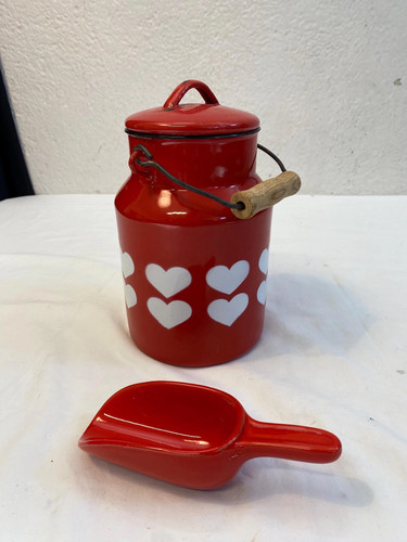 Contenitore vintage smaltato