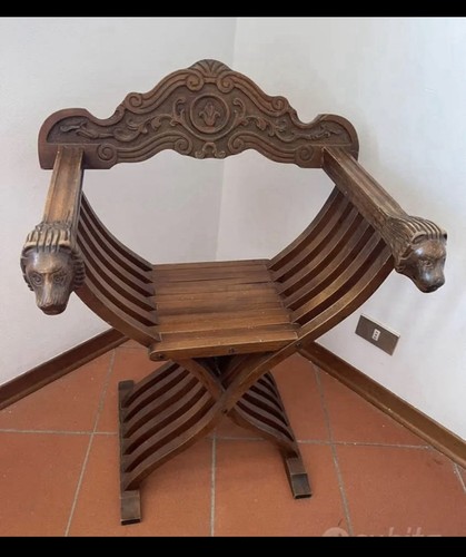 Coppia sedie savonarola - sedie,
