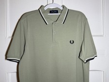 Polo Fred Perry L verde salvia