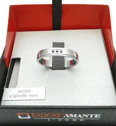 Anello fedina acciaio e - fedina, in
