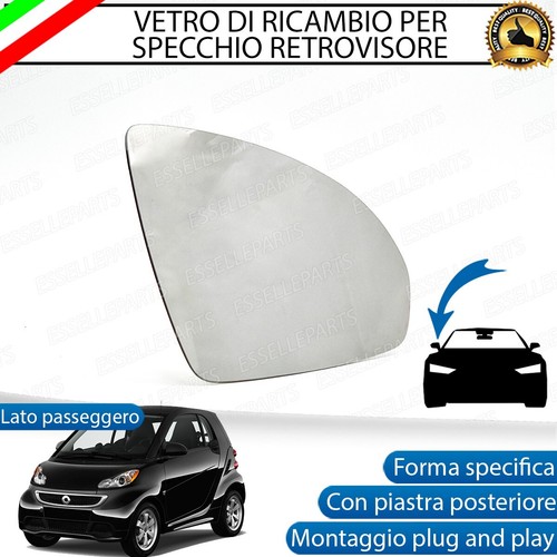 Specchietto smart fortwo 451 - specchietto,