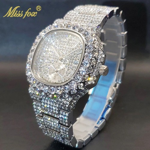 Orologio uomo hip hop lusso - orologio,