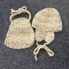 Set cofano e bavaglino neonato