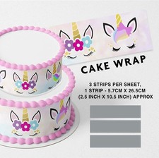 Striscia motivo viso unicorno