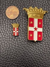 2 Distintivo Polizia Municipale pin DOMODOSSOLA spilla