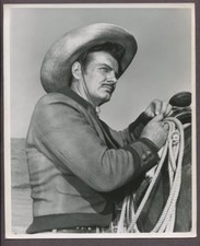 Antonio Aguilar bel ritratto 1950 foto originale El Charro Messico J3652