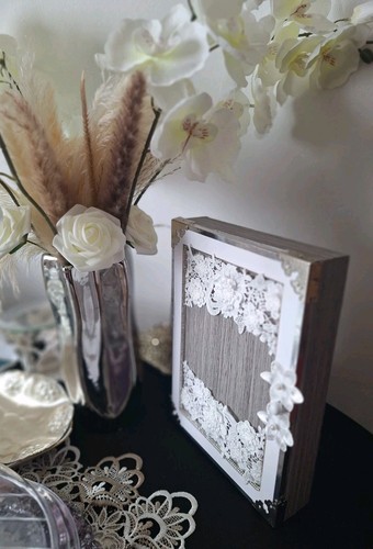 Portachiavi shabby chic con